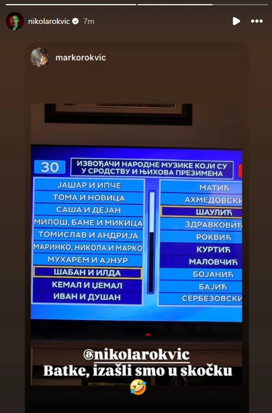 Marko i Nikola Rokvić u Slagalici