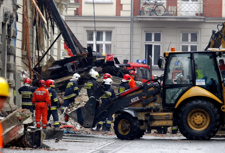 Wybuch gazu w Katowicach. Runęła trzypiętrowa kamienica