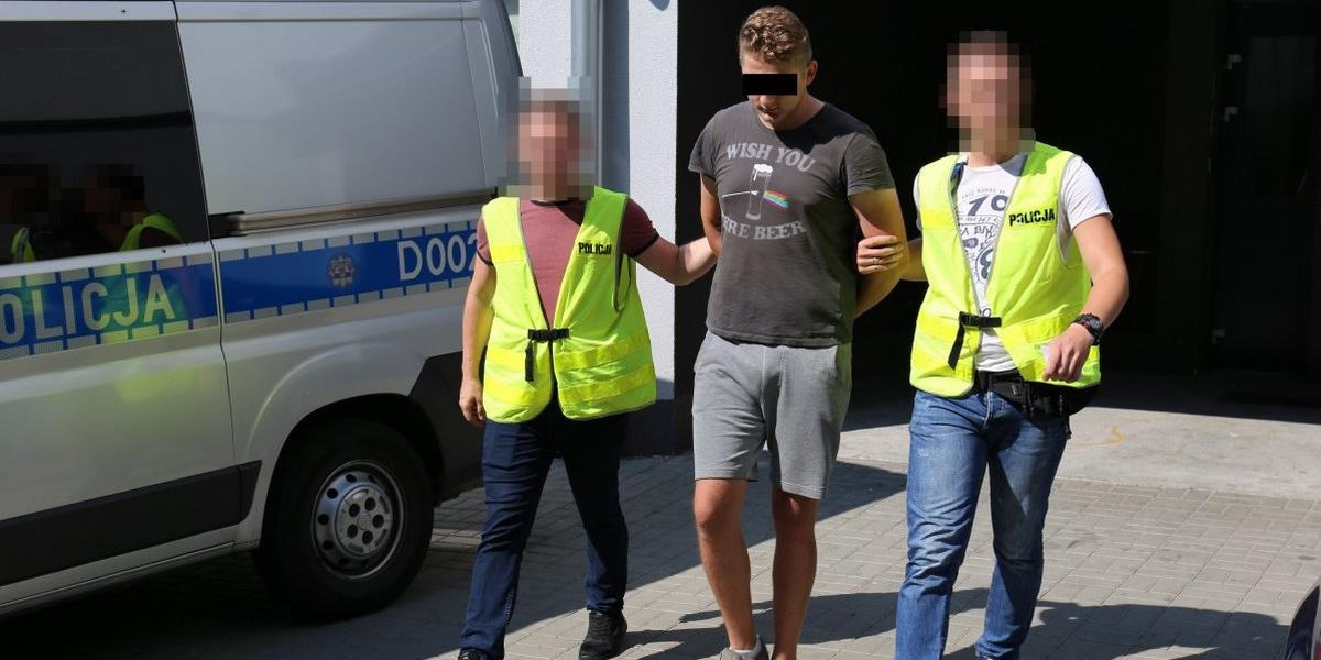 Policja z Lublina zatrzymała podejrzanego 26-latka