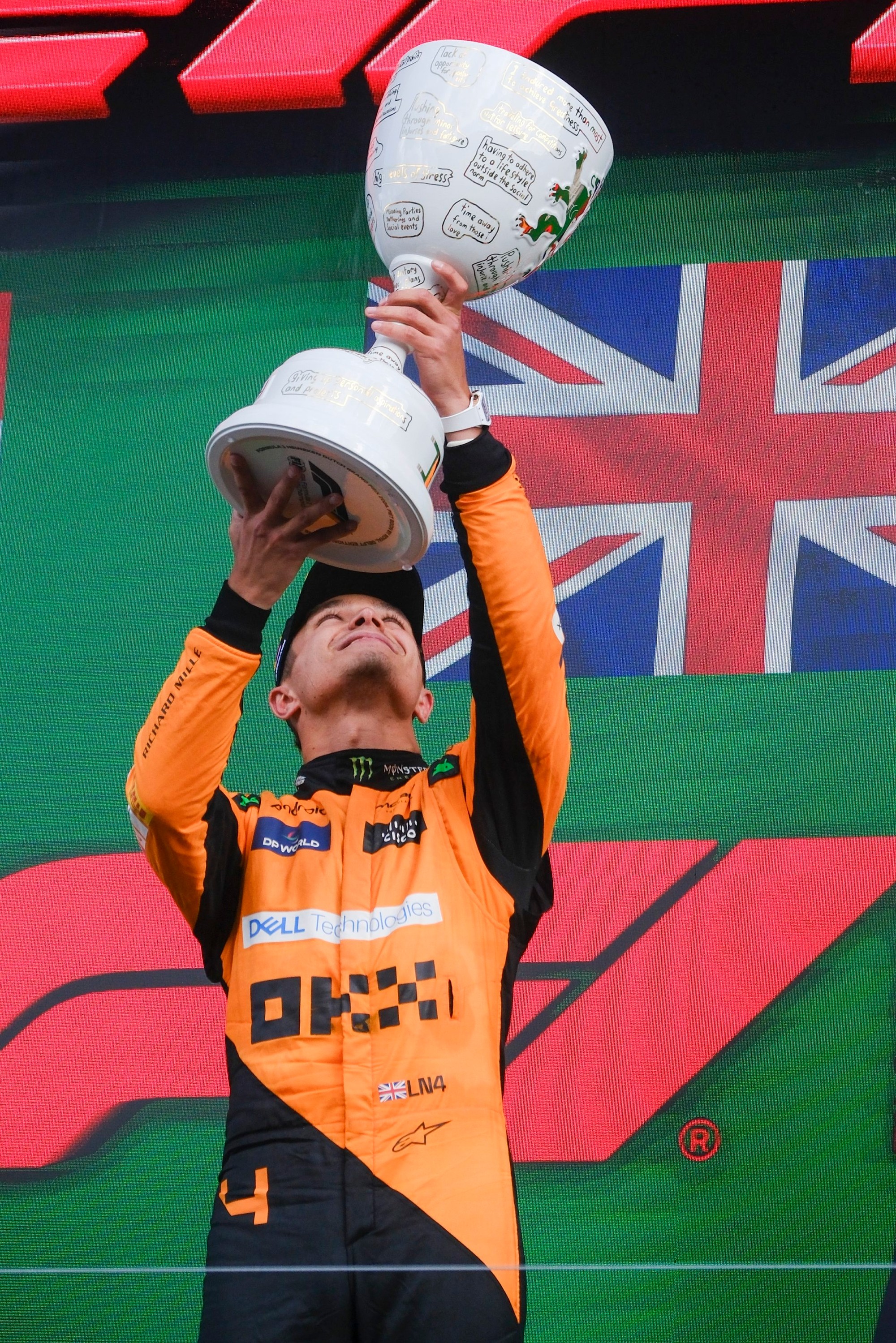 Veľká cena Holandska: Britský jazdec Lando Norris (McLaren).
