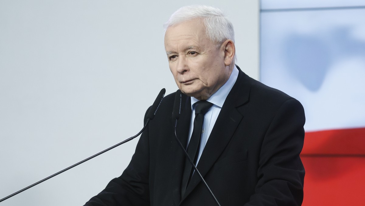 Prezes PiS Jarosław Kaczyński