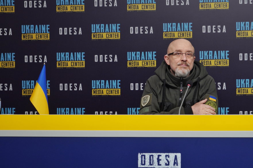 Minister obrony Ukrainy Ołeksij Reznikow
