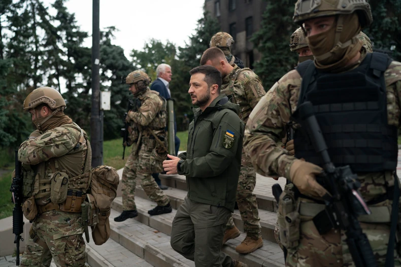 Volodimir Zelenski u Izjumu