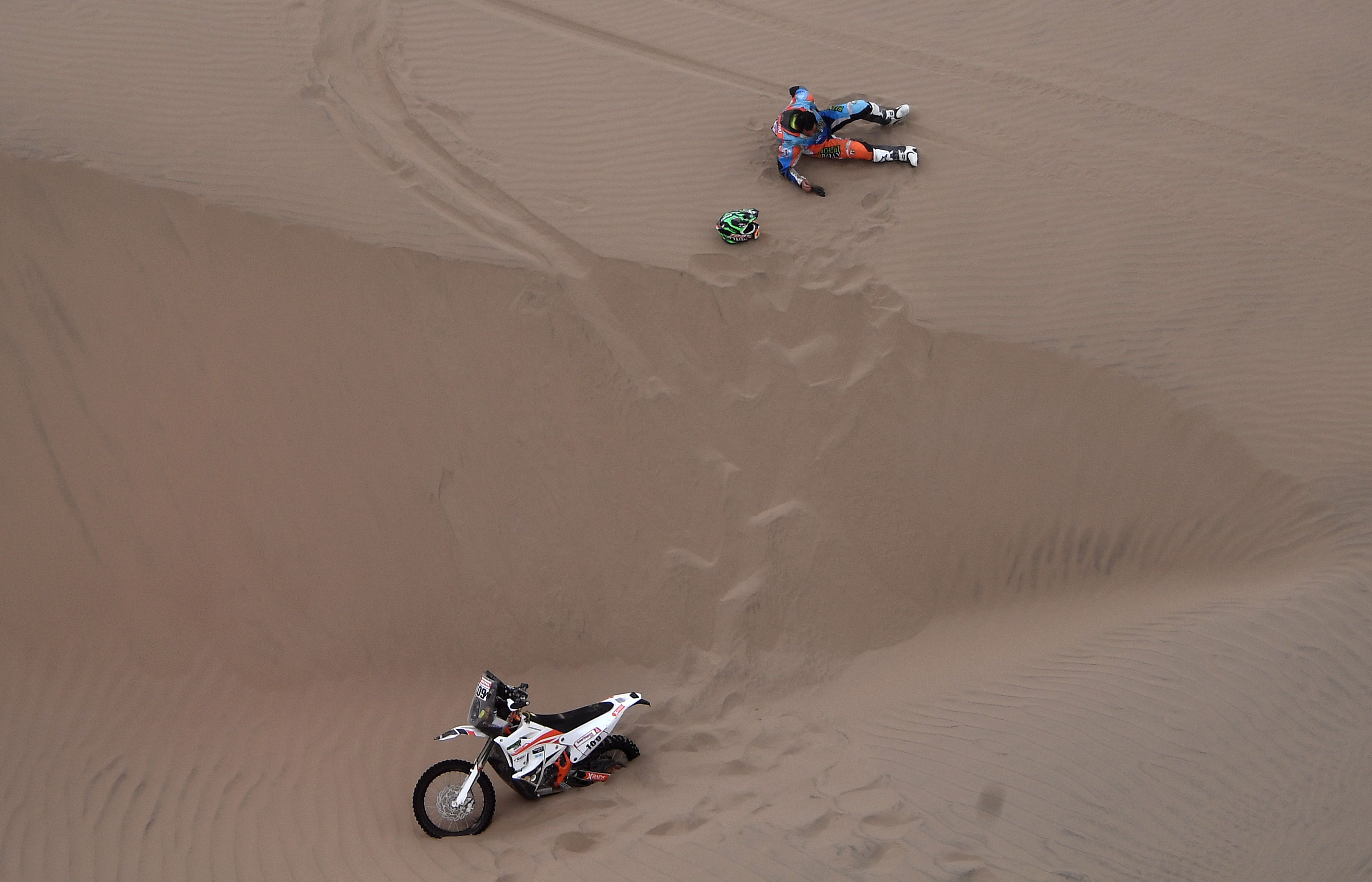 Golpe cruel: Esteve abandona el Dakar un día después de su mejor etapa
