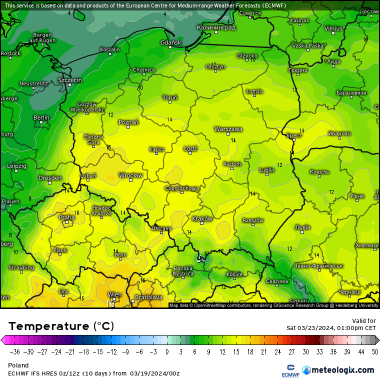 Najcieplejszym dniem tego tygodnia będzie sobota