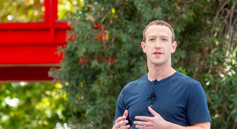 Zuckerberg says AI will 'transform' how people use Meta's apps.