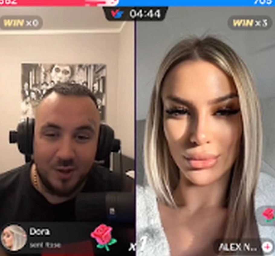 Filip Car i Aleksandra Nikolić (Foto: Screenshot TikTok/filip_car_capo_ck)