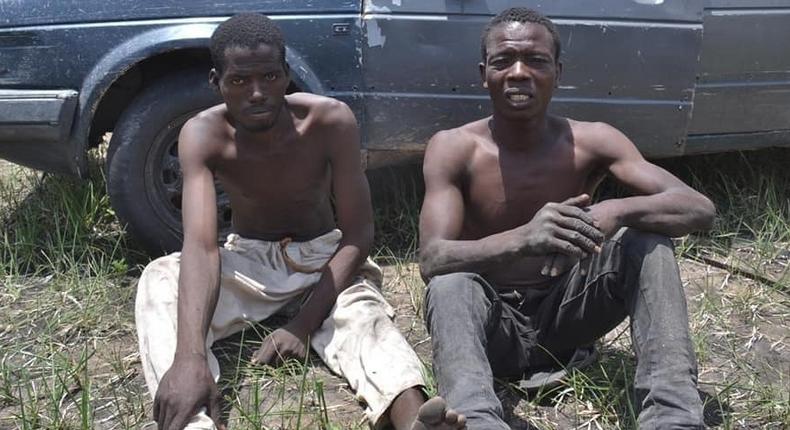 Suspected Boko Haram suppliers arrested by Nigerian Army troops [Nigerian Army]