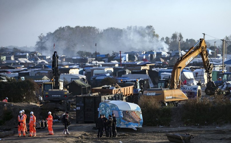 POZOSTAŁOŚCI PO 'DŻUNGLI' W CALAIS