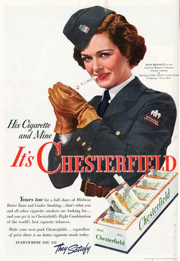 Papierosy "Chesterfield" rok 1942