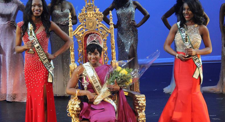 Winner of the Miss Nigeria USA 2015 pageant