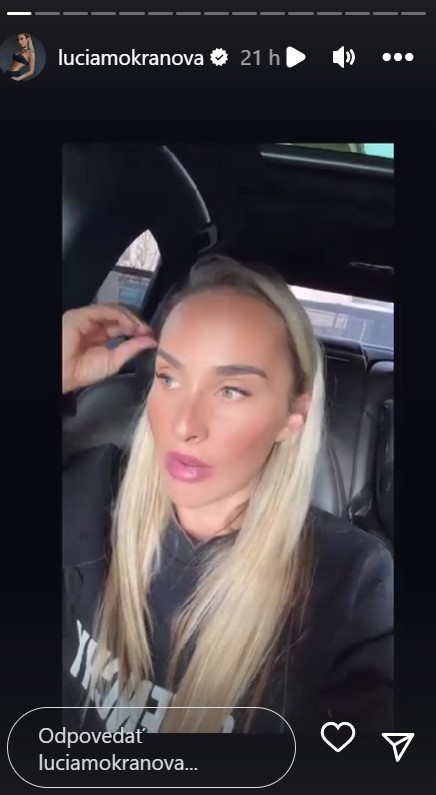 Fitneska a influencerka Lucia Mokráňová.