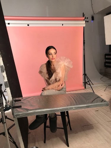 Marina Łuczenko-Szczęsna w kampanii Wibo