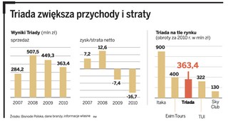 Słabe wyniki finansowe Triady