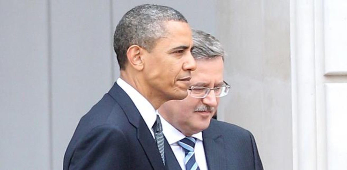 Barack Obama i Bronisław Komorowski