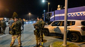 Starcia przed meczem Włochy - Izrael. Propalestyńscy manifestanci zaatakowali policję