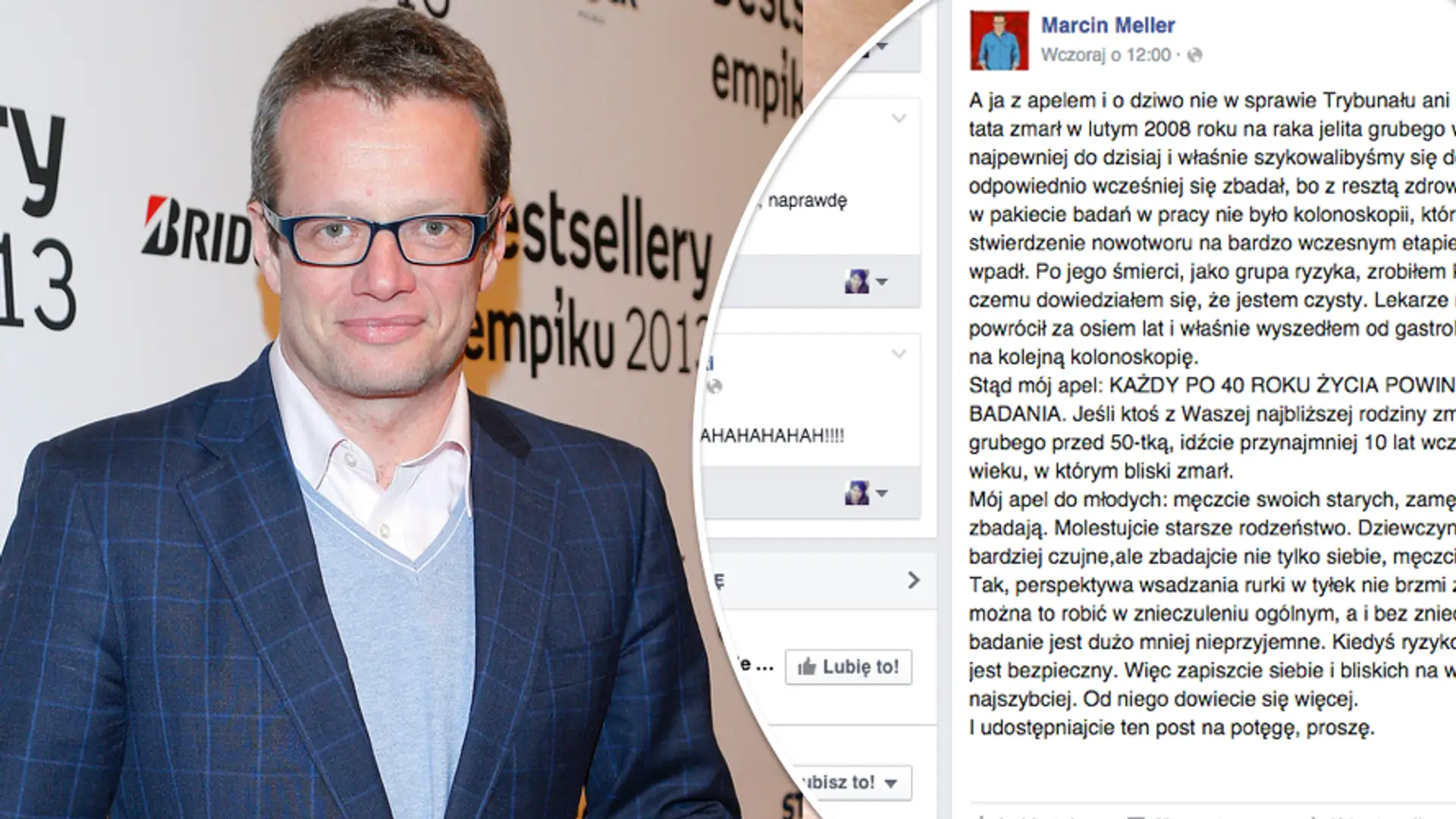 "Dziewczyny, męczcie swoich facetów" pisze na Facebooku Marcin Meller w apelu, który powinna przeczytać każda z nas