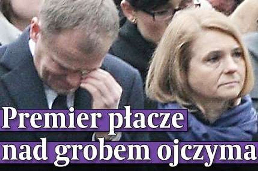 Premier płakał nad grobem ojczyma