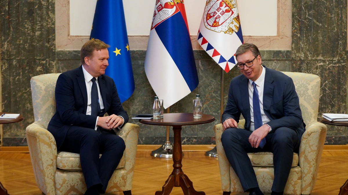 Aleksandar Vučić i Peter Sorensen