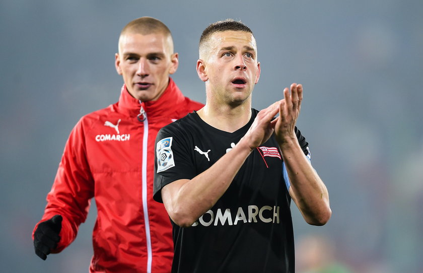 Pilka nozna. Ekstraklasa. Cracovia Krakow - Piast Gliwice. 21.02.2019