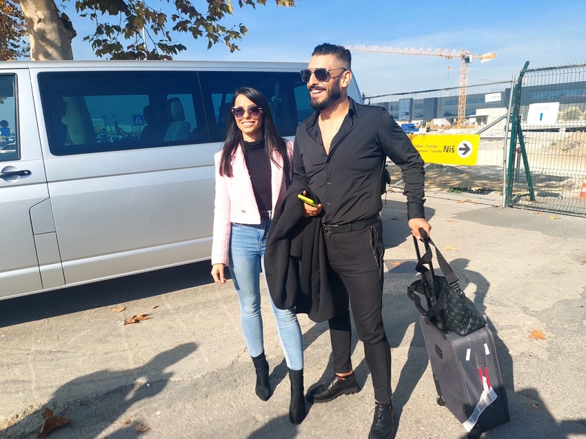 Darko Lazić sa devojkom