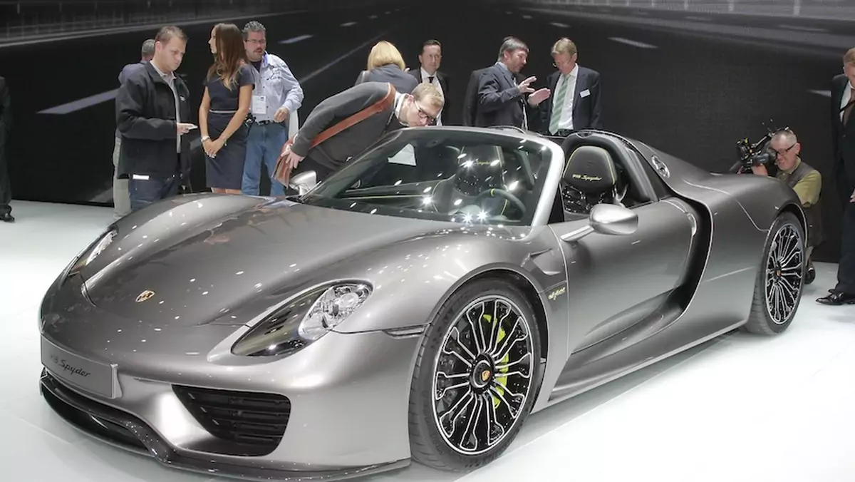 IAA 2013: Porsche 918 Spyder – hybrydowy superbolid