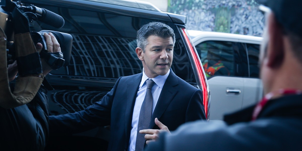 Travis Kalanick, założyciel Ubera, to przykład "spadającej gwiazdy"