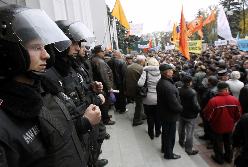 Trwają protesty weteranów Czarnobyla