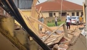 Yoruba Nation agitators’ building demolished.