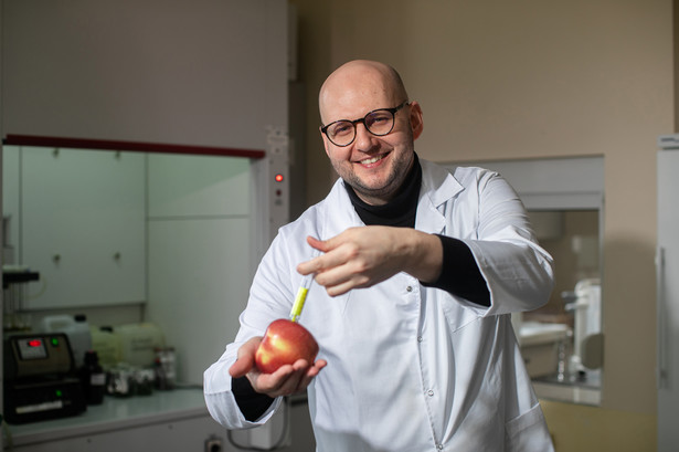 dr inż Maciej Tankiewicz z Gdańskiego Uniwersytetu Medycznego. 16.03.2022 fot. Krzysztof Mystkowski / KFP