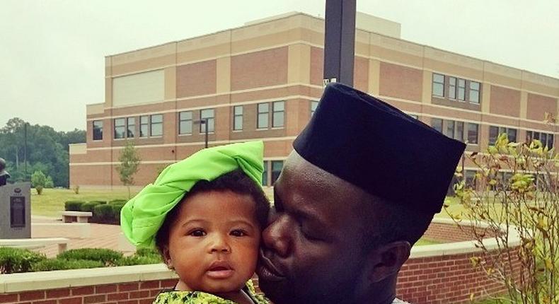 Osi Suave and baby