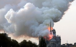 Spłonęła paryska katedra Notre Dame [ZDJĘCIA]