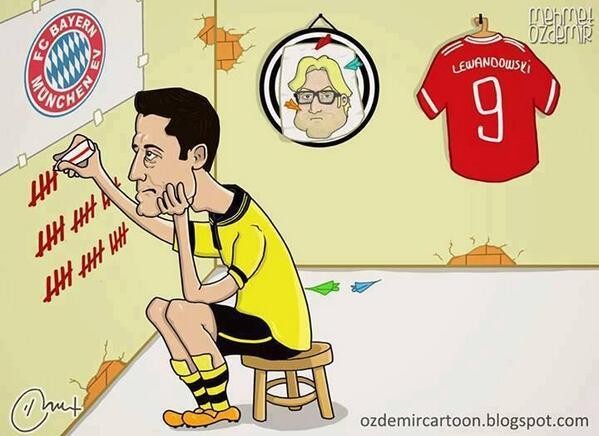 Robert Lewandowski w Bayernie Monachium - memy