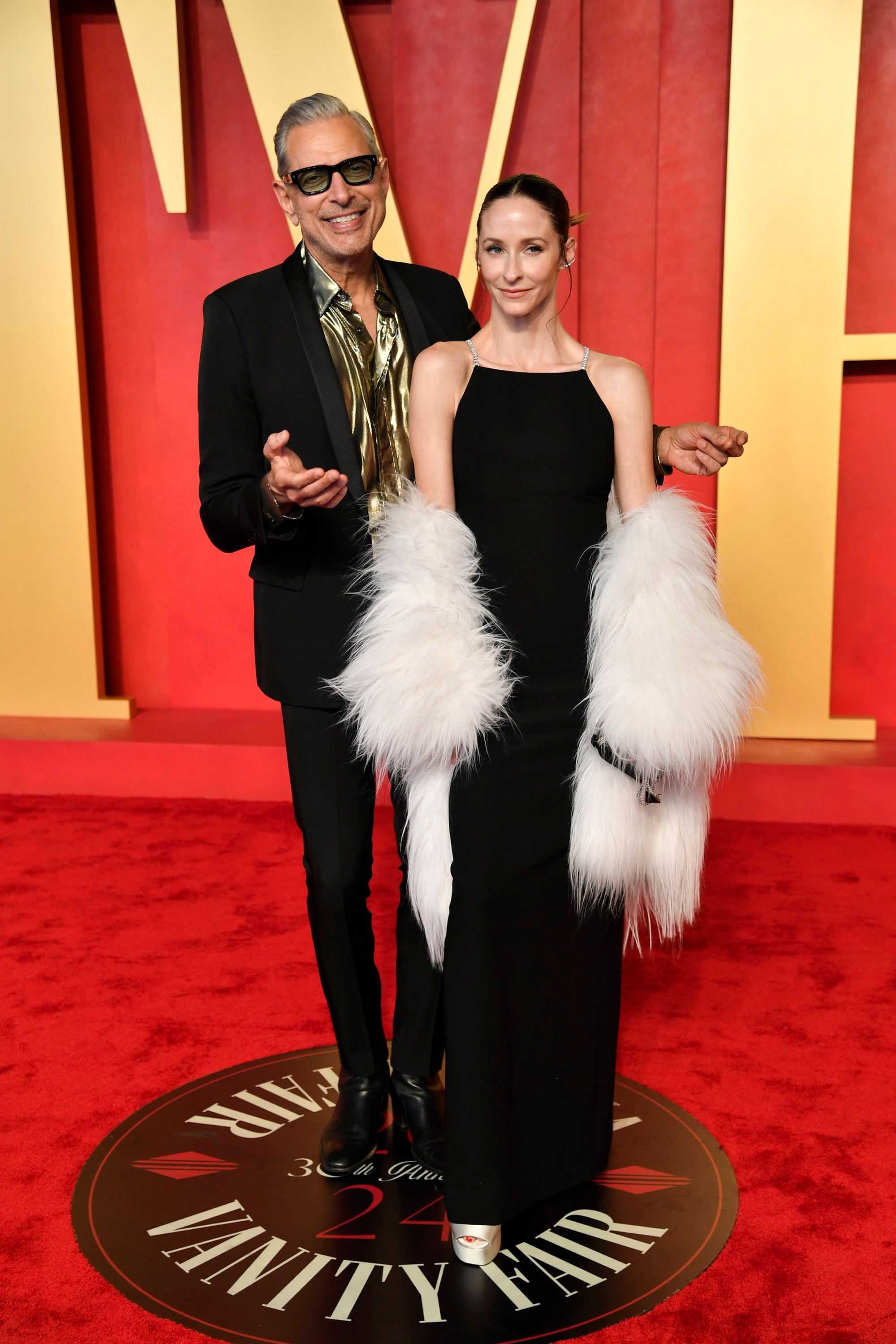Vanity Fair Oscar Party 2024- Jeff Goldblum a Emilie Livingston