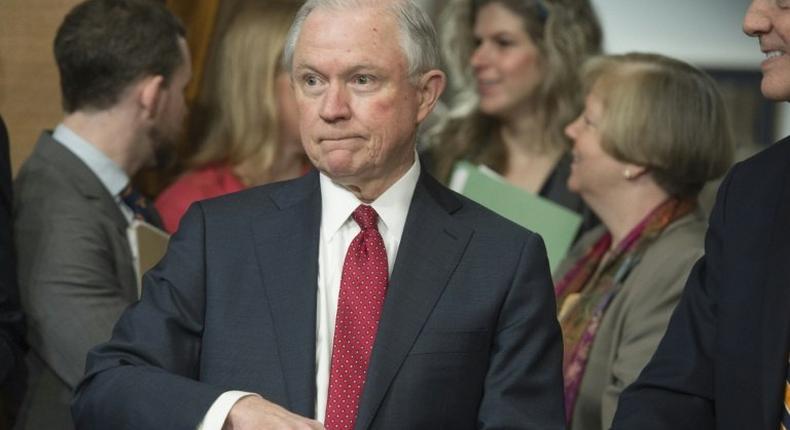 A 1986 letter critical of Jeff Sessions written by Coretta Scott King, widow of slain civil rights leader Martin Luther King Jr. was read out in the Senate