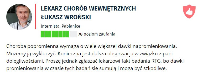 Przez TK nie można zapaść na chorobę popromienną