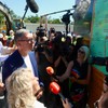 Aleksandar Vučić, u okviru posete jugozapadu Srbije, obilazi radove na putu Ivanjica-Sjenica, u ivanjičkoj opštini