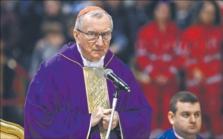 Kardynał Pietro Parolin (70 l.), Włoch, sekretarz stanu Stolicy Apostolskiej