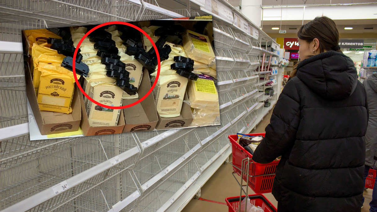 Pokazał jak wygląda sklep w Rosji. Masło niczym towar luksusowy