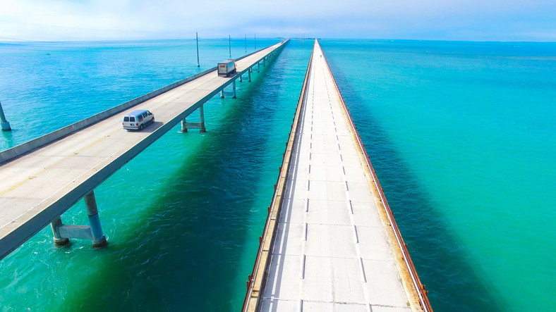 Niemal 11-kilometrowy most na Key West