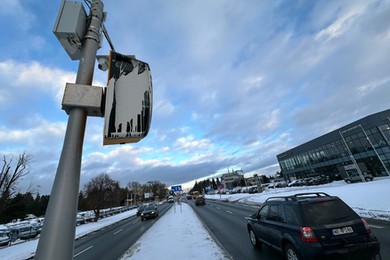 Fotoradar rekordzista zniszczony. Konkolewski: Mam przykrą wiadomość dla sprawcy