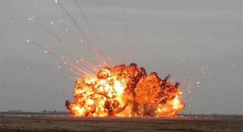 Explosion of Russia's Father of all bombs