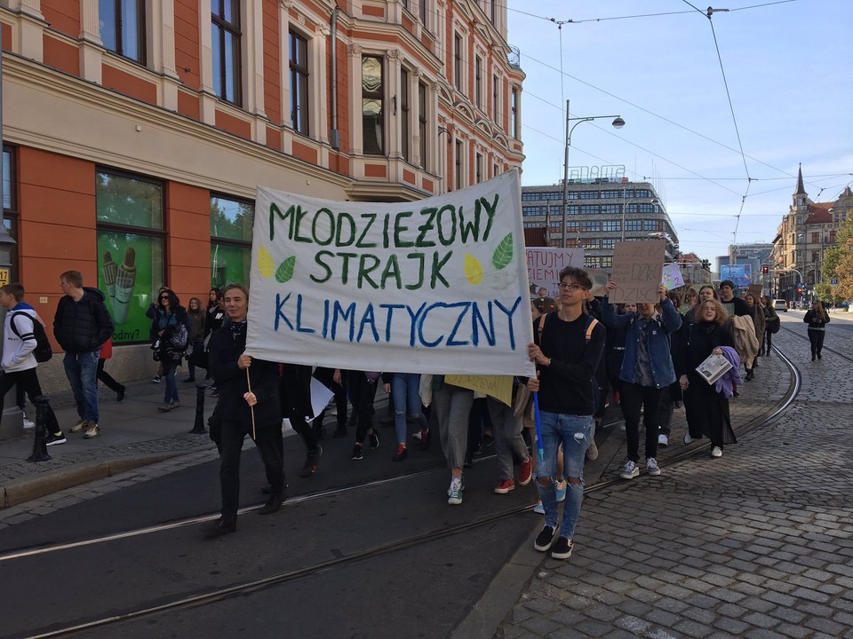 Młodzieżowy Strajk Klimatyczny we Wrocławiu