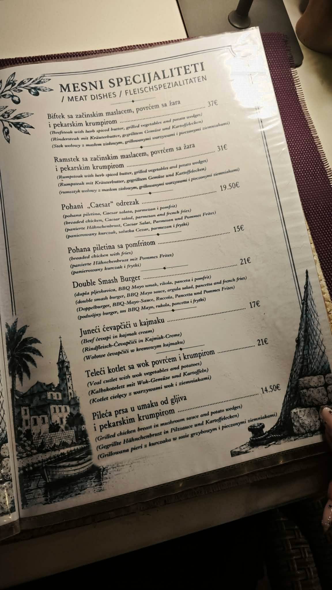 Čitateľka sa podelila o ceny v reštaurácii na pláži. 