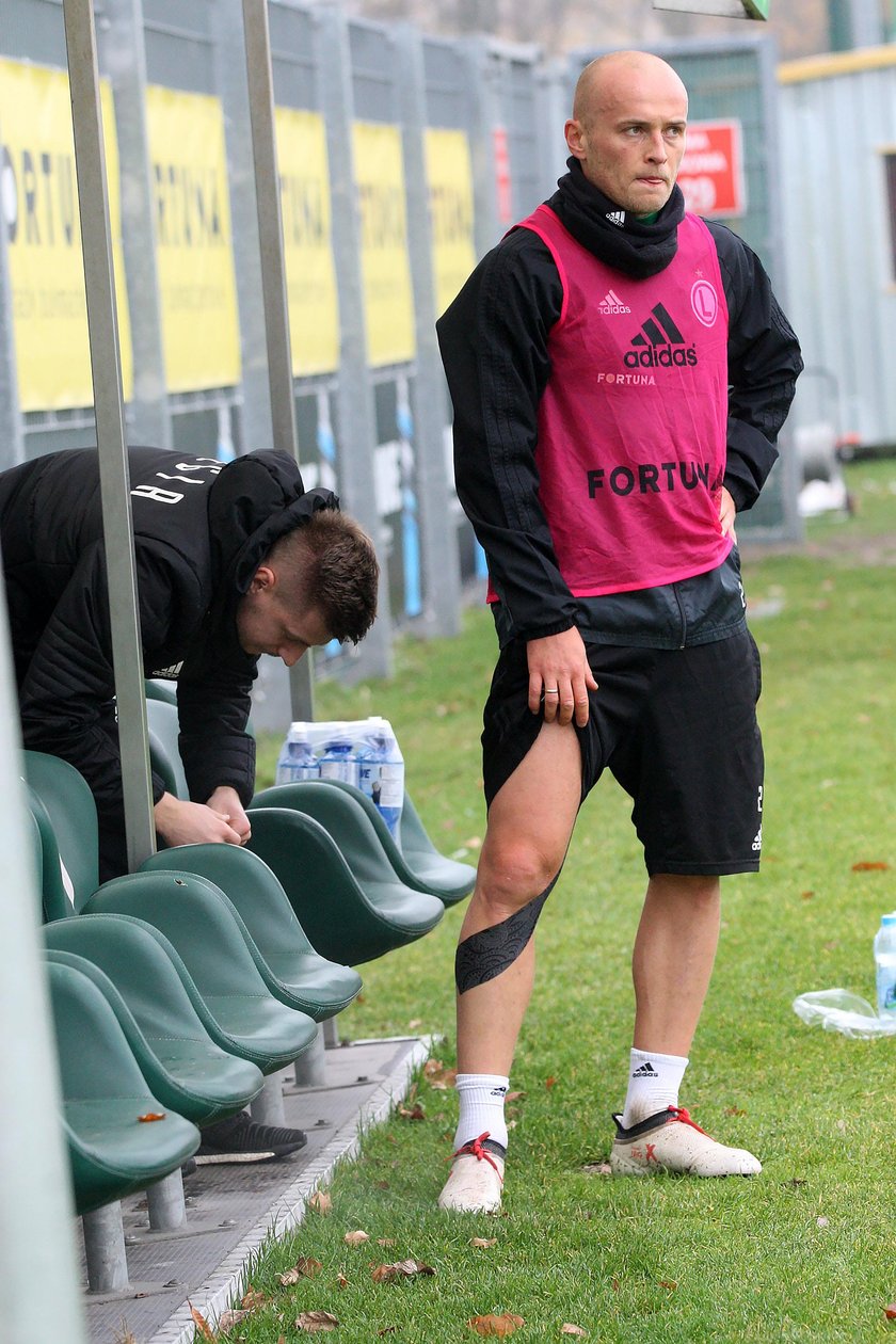 Pilka nozna. Legia Warszawa. Trening. 05.11.2018