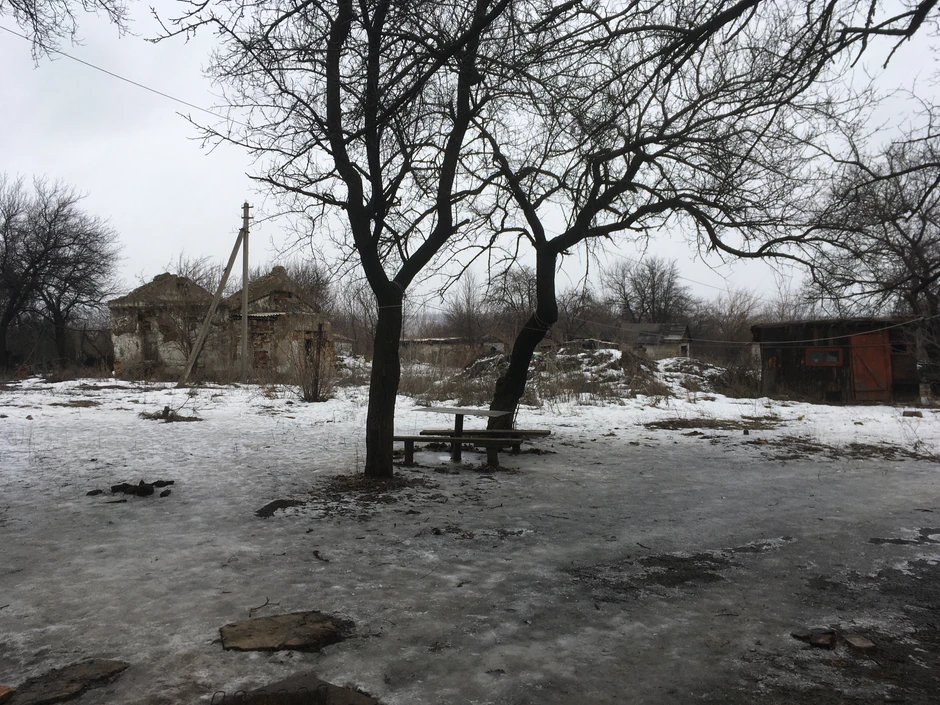 Prva linija fronta odakle su proruske snage udaljene na oko 700 metara