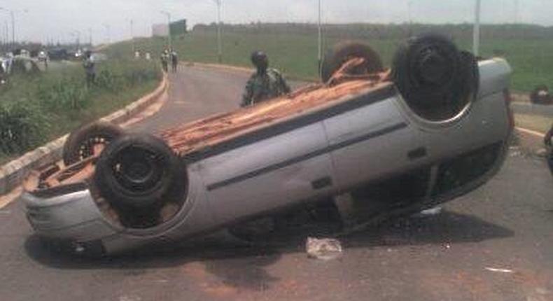 Auto crash in Abeokuta