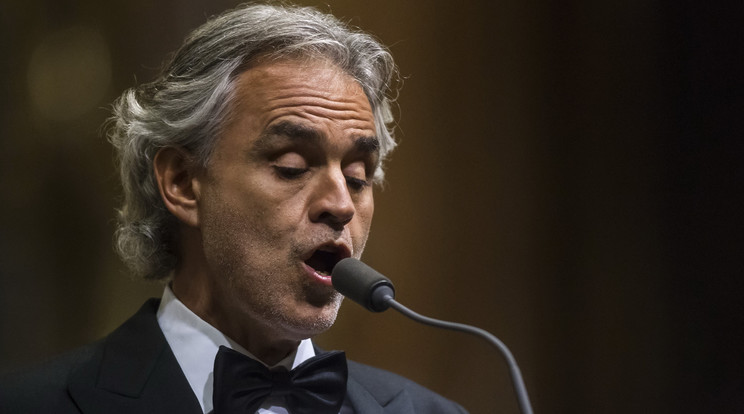 Andrea Bocelli a csodálatos hangjával vált világhírűvé / Fotó: MTI-Szigetváry Zsolt