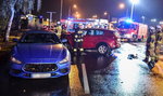 Wypadek z udziałem luksusowego maserati w Lesznie. Dwie osoby ranne