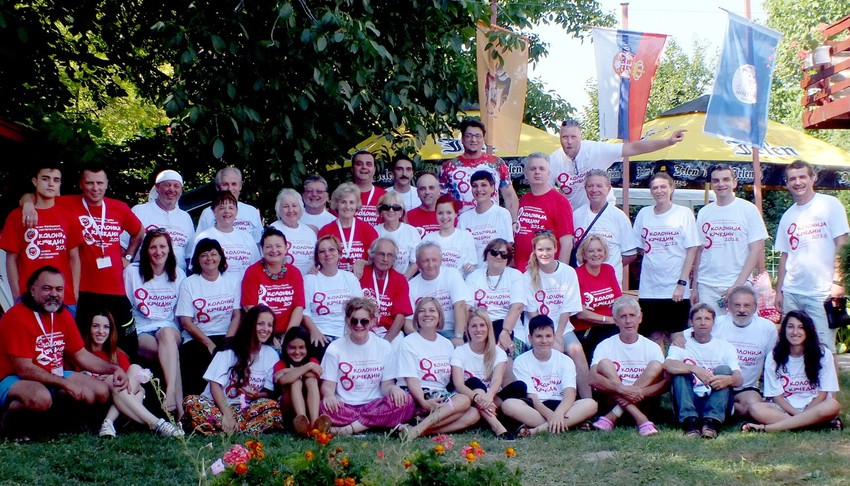 Učesnici ovogodišnje umetničke kolonije u Krčedinu